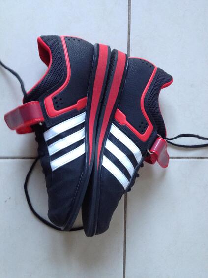 Adidas weightlifting shoes side view 