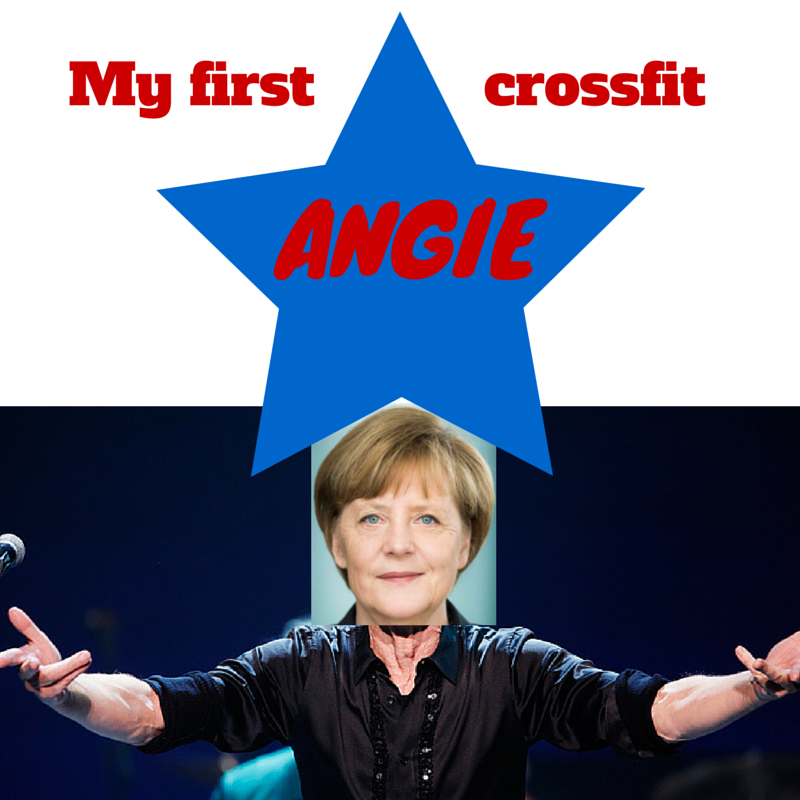 My first crossfit Angie