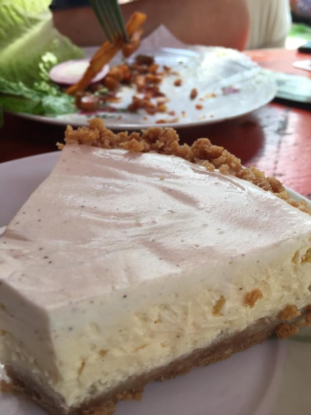 Cheesecake in "The Bird" Bar Cheesecake in "The Bird" Bar