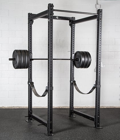 Squat rack with lat pulldown