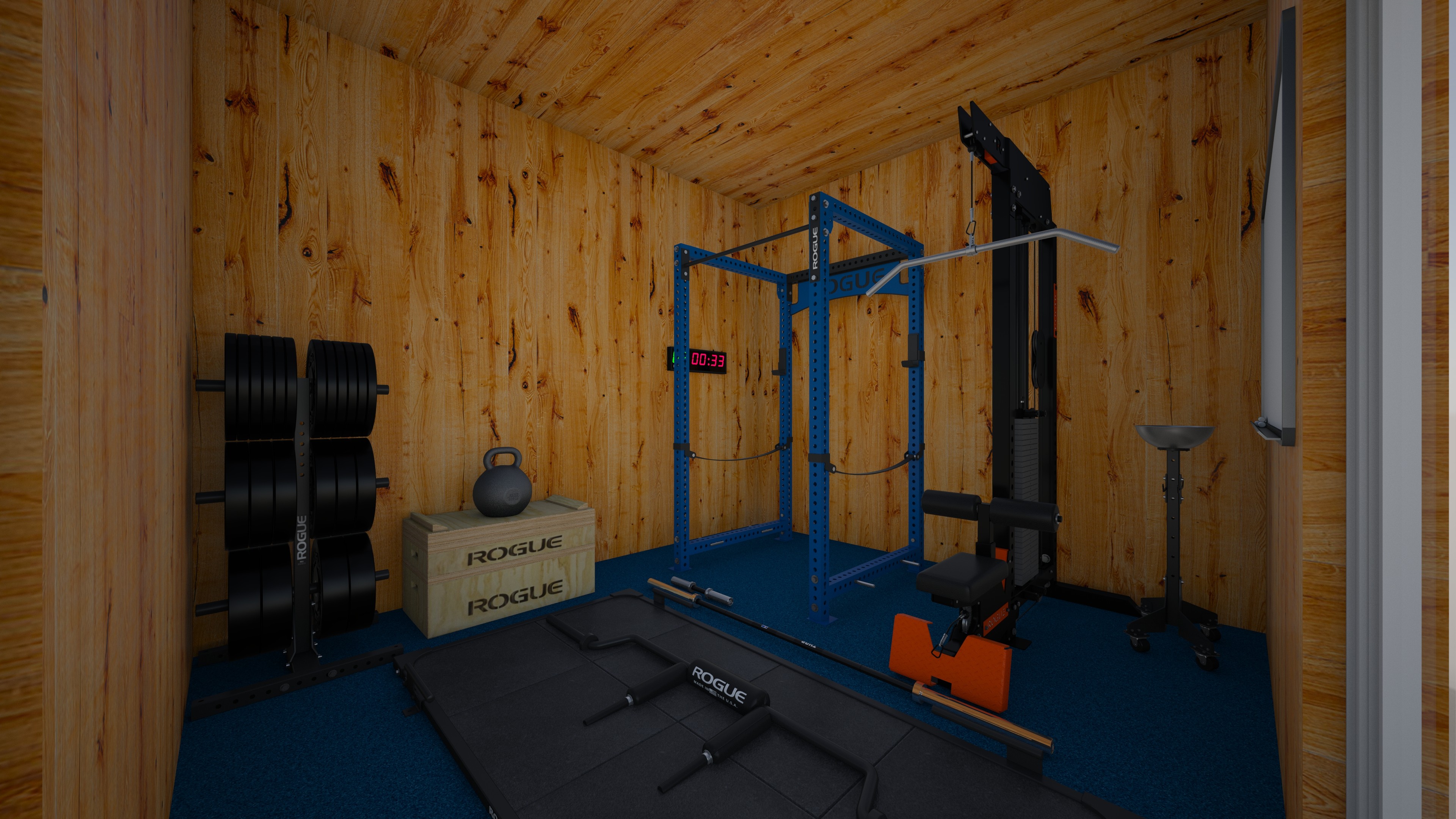 Rack and Lat gym