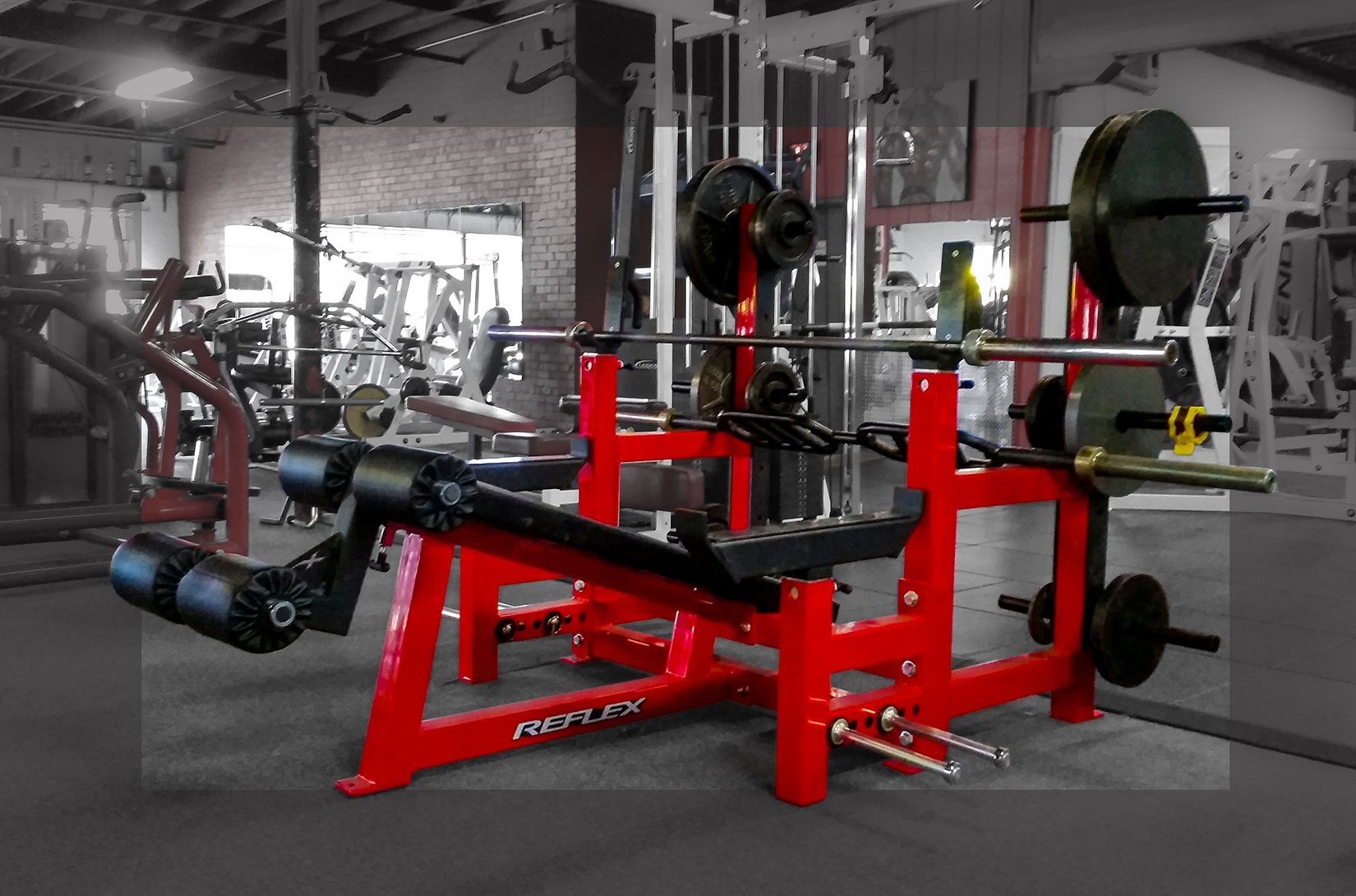 Reflex decline bench