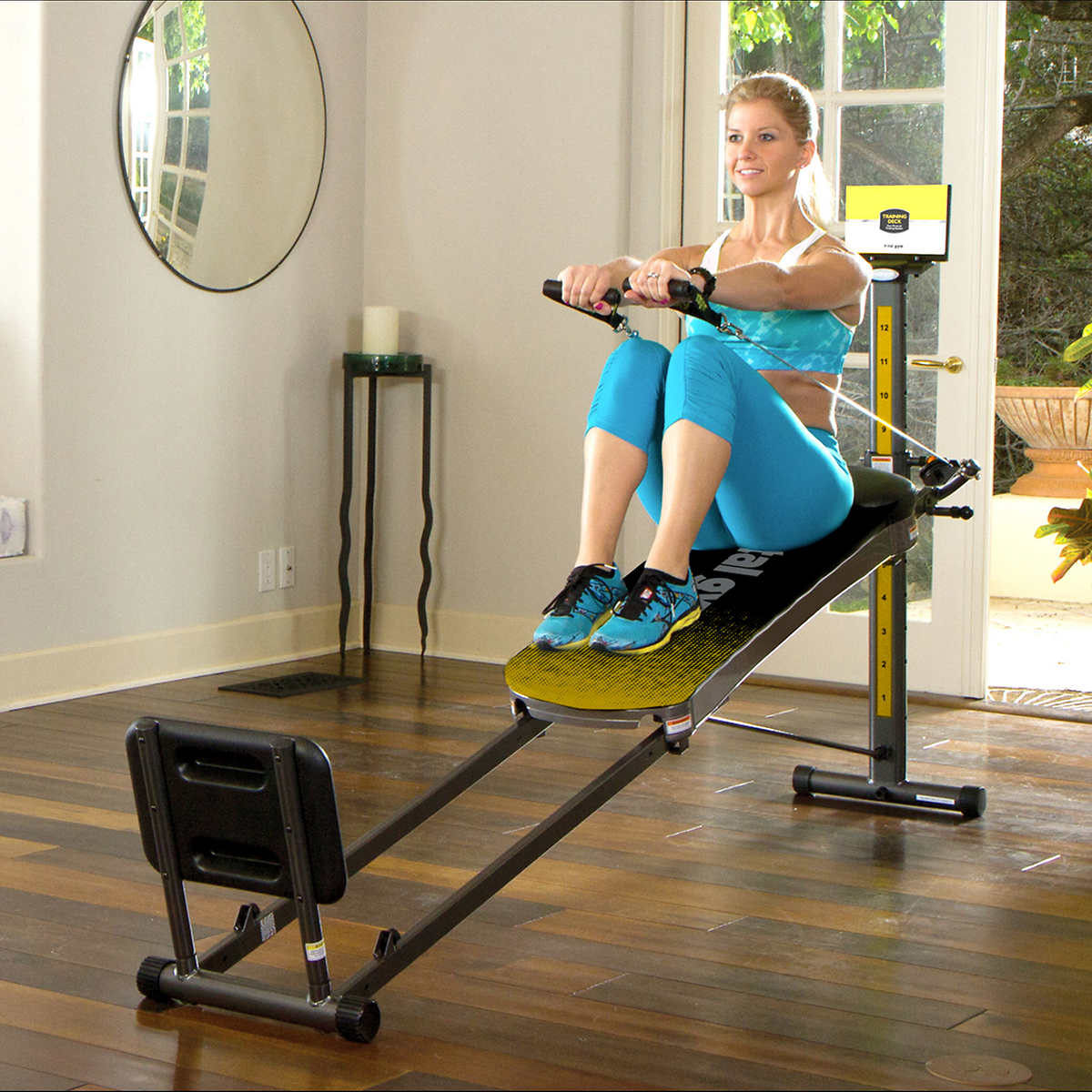 treadmill with curved track